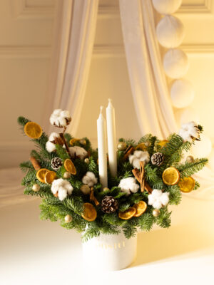 Aranjament Bumbac si Portocale