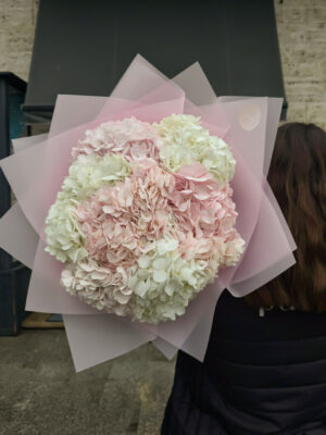 Buchet Hortensii Pastel
