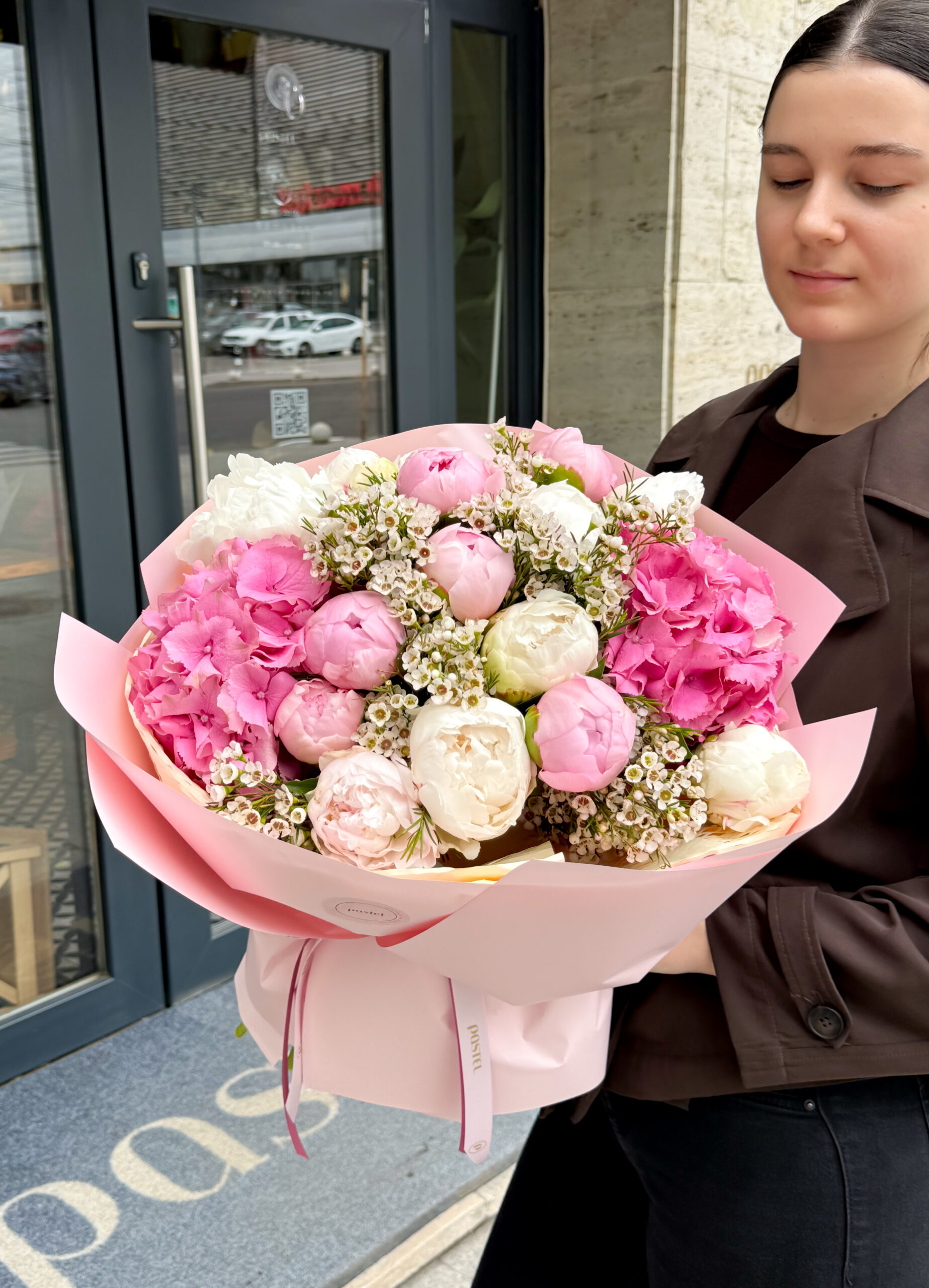 Buchet Bujori Pastel