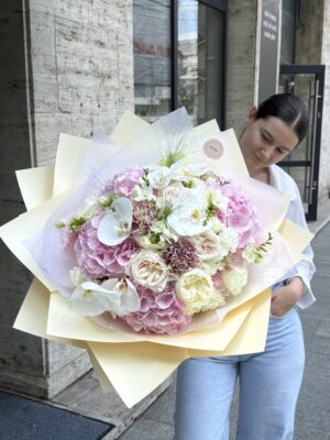 buchet foarte mare florăria Pastel Galați