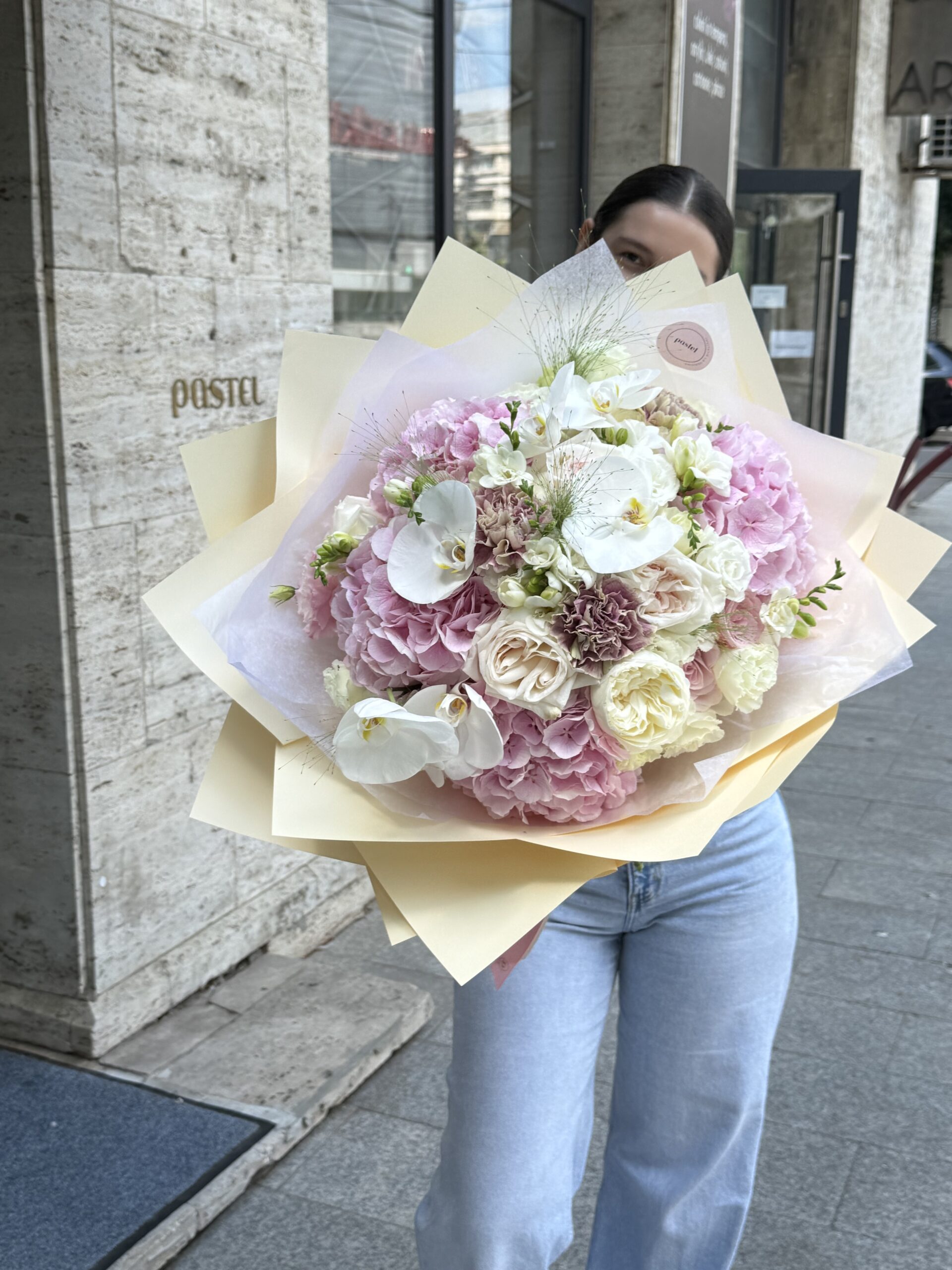 buchet mare florăria Pastel Galați