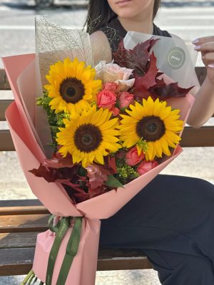 buchet toamna florăria Pastel Galați